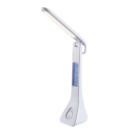 Rabalux - Ρυθμιζόμενο LED επιτραπέζιο φωτιστικό με οθόνη LED/7W/5V 4000K λευκό